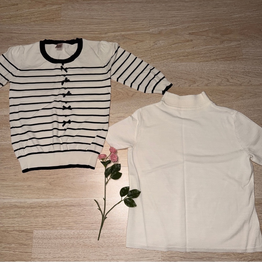 Striped Black and White Shirt